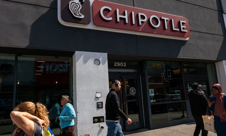 Stocks making the biggest moves premarket: Chipotle, Tesla, ServiceNow, Las Vegas Sands and more