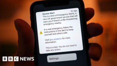UK emergency alert to be tested on mobile phones for second time in September