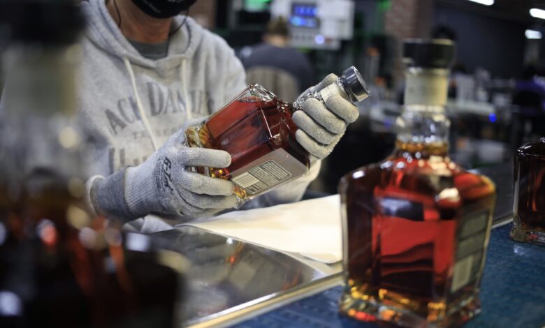 Stocks making the biggest moves midday: EchoStar, Brown-Forman, Semtech, Oklo and more