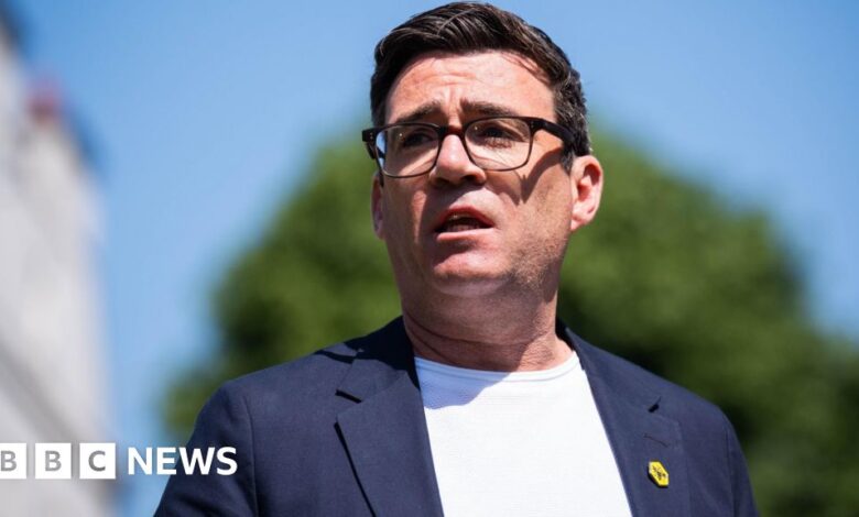 Andy Burnham concerned about balance of cabinet after Angela Rayner exit