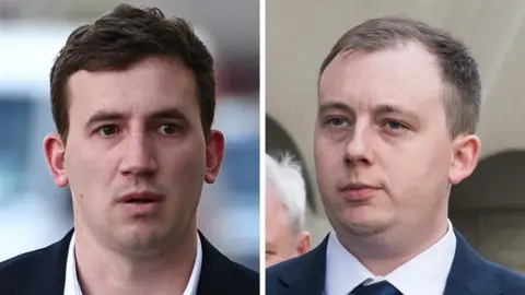 AFP/GETTY Split picture showing the faces of Christopher Cash and Christopher Berry.