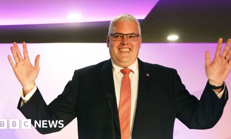 DUP conference: Gavin Robinson says opponents prosper with divided unionism