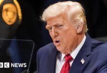 Donald Trump tells UN meeting London wants "to go to sharia law"