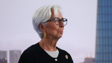 European Central Bank leaves rates unchanged as tariff fallout lingers