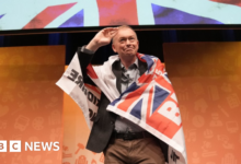 Farron drapes himself in flag as Lib Dems seek to reclaim patriotism
