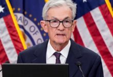 Fed Chief Powell says stock prices appear 'fairly highly valued'