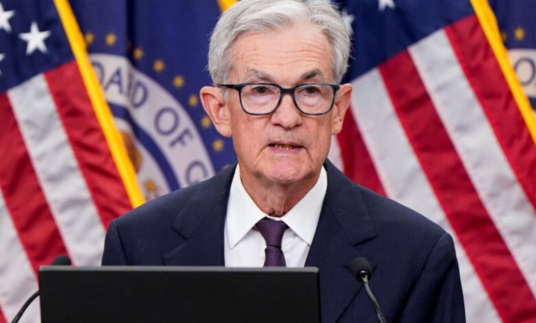 Fed Chief Powell says stock prices appear 'fairly highly valued'