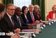 First meeting of new Starmer cabinet inside Downing Street