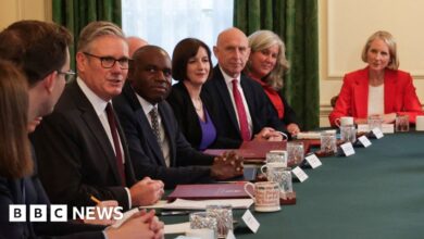 First meeting of new Starmer cabinet inside Downing Street