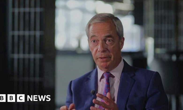 Nigel Farage shifts on two-week small boats pledge