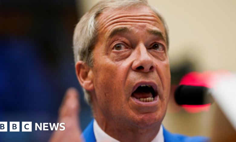 Nigel Farage urges US to oppose UK on free speech laws