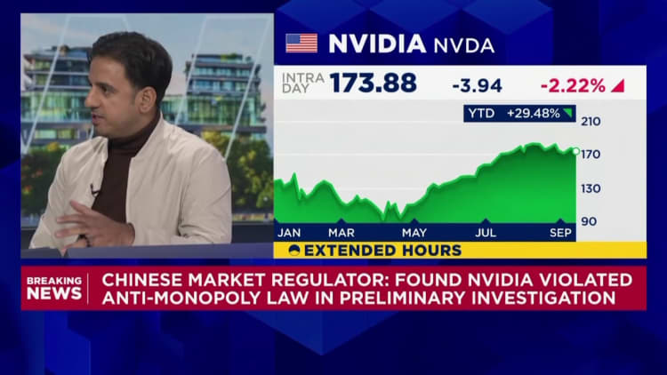 China targets Nvidia with anti-monopoly probe