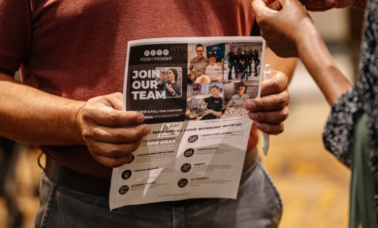 Payrolls rose 22,000 in August, less than expected in further sign of hiring slowdown