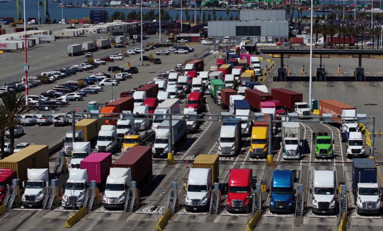 Sales of heavy trucks are falling like the U.S. is headed for a recession