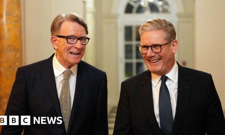Starmer defended Peter Mandelson after officials knew about Epstein emails, BBC understands