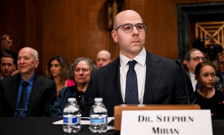 Stephen Miran, Trump's Fed governor nominee, pledges central bank independence
