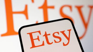 Stocks making the biggest moves midday: Etsy, EchoStar, Robinhood, Canada Goose and more