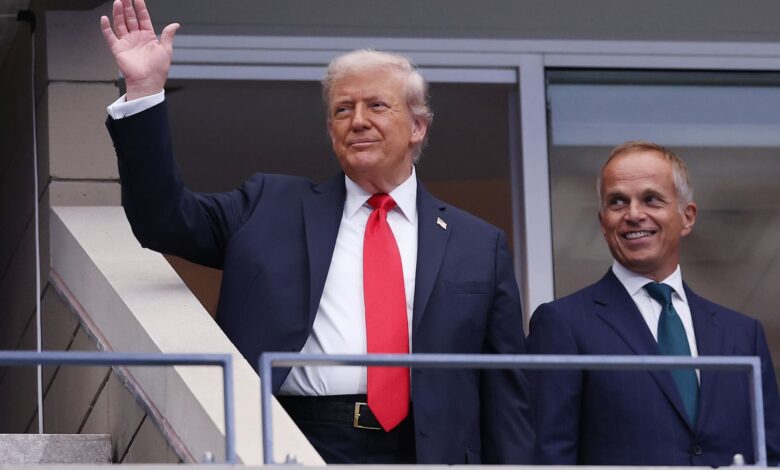 Trump appears with Rolex CEO at U.S. Open even as 39% tariff set to pummel Swiss watch imports