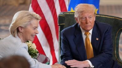 Trump’s pressure on Europe to slap 100% tariffs on India and China raises eyebrows