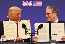US firms pledge £150bn investment in UK as tech deal signed