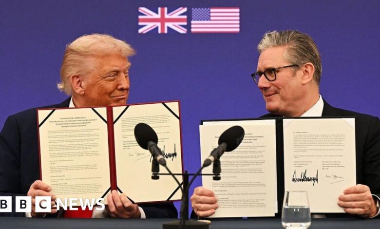 US firms pledge £150bn investment in UK as tech deal signed