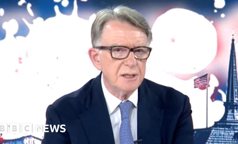 Watch: Mandelson says he regrets falling for Epstein's lies